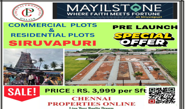 Residential Villa Plot @ Siruvapuri