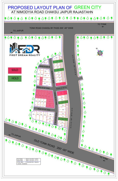 166 Sq. Yards Commercial Lands /Inst. Land for Sale in Chaksu, Jaipur