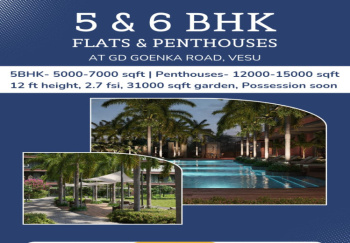 Flats & Apartments for Sale in Vesu, Surat (5000 Sq.ft.)