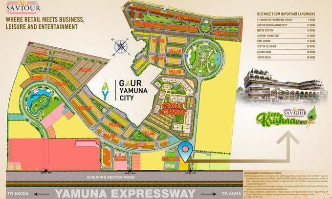 182 Sq.ft. Commercial Shops for Sale in Yamuna Expressway, Greater Noida