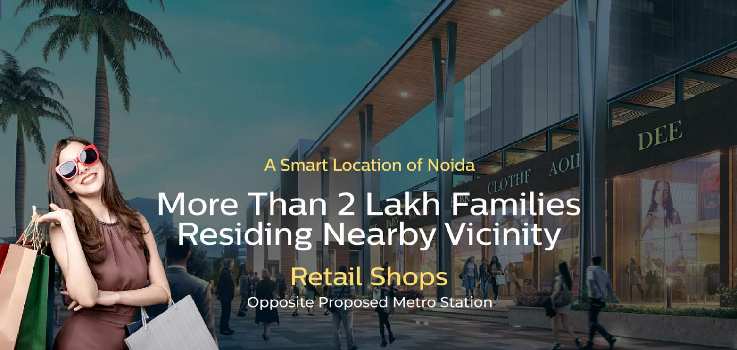 281 Sq.ft. Commercial Shops For Sale In Sector 73, Noida