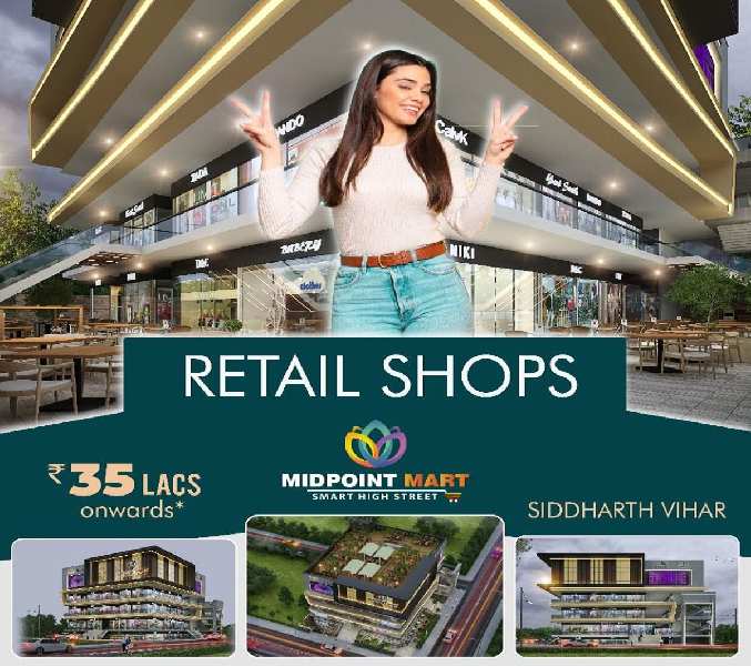 211 Sq.ft. Commercial Shops for Sale in Siddharth  Vihar, Ghaziabad