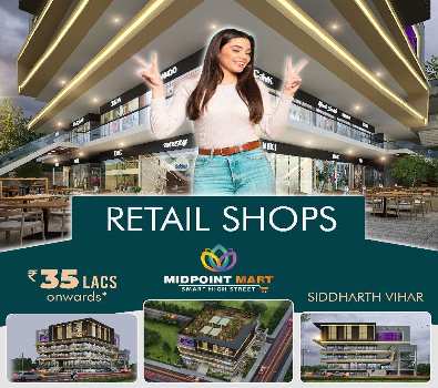 481 Sq.ft. Commercial Shops for Sale in Siddharth  Vihar, Ghaziabad