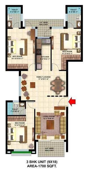Independent Floor 3 BHK on Kanpur Road