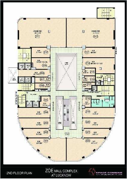 2285 Sq.ft. Showrooms for Sale in Sushant Golf City, Lucknow