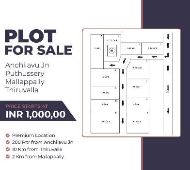 1.40 Acre Residential Plot for Sale in Thiruvalla, Pathanamthitta