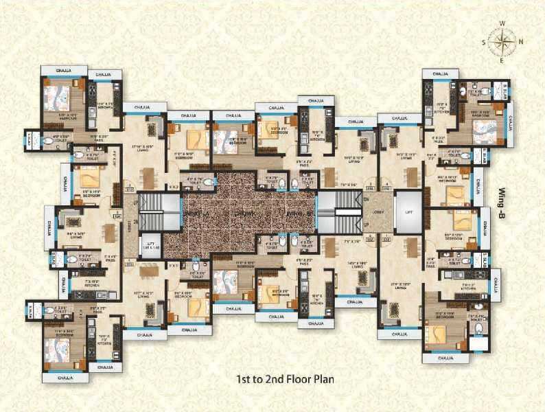 2 BHK Flats & Apartments for Sale in Borivali West, Mumbai (510 Sq.ft.)