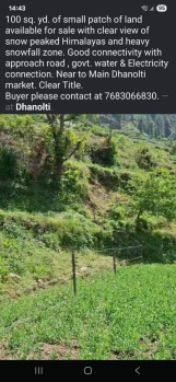 900 Sq.ft. Residential Plot for Sale in Mussoorie, Dehradun
