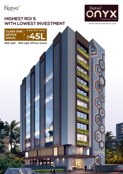 Office Space For Sale In Wagle Estate, Thane (350 Sq.ft.)