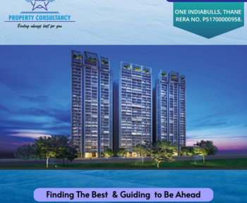 1 BHK Flats & Apartments for Sale in Pokhran 2, Thane (464 Sq.ft.)