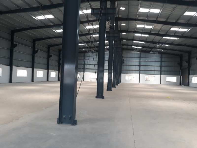 Industrial shed with office building on Rent in Chakan Midc, Pune Nashik Highway