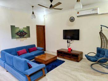 3 Bhk Twin Villa, 168sqmt furnished for Rent in Siolim, North-Goa.(1L)