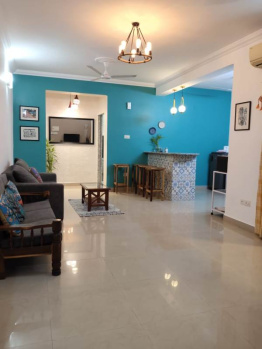 1 Bhk 70Sq.mts flat fully furnished for Sale in Baga, North-Goa.(75L)