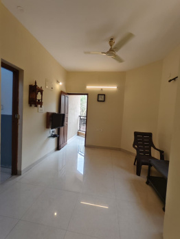 1 Bhk 60Sq.mts flat furnished for Rent in Sangolda, North-Goa.(23k)