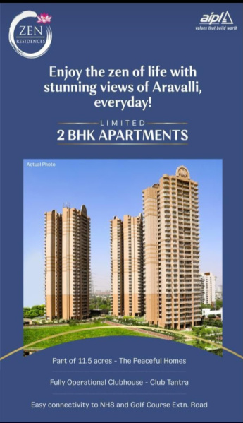 2 BHK Flats & Apartments for Sale in Sector 70A, Gurgaon (1450 Sq.ft.)