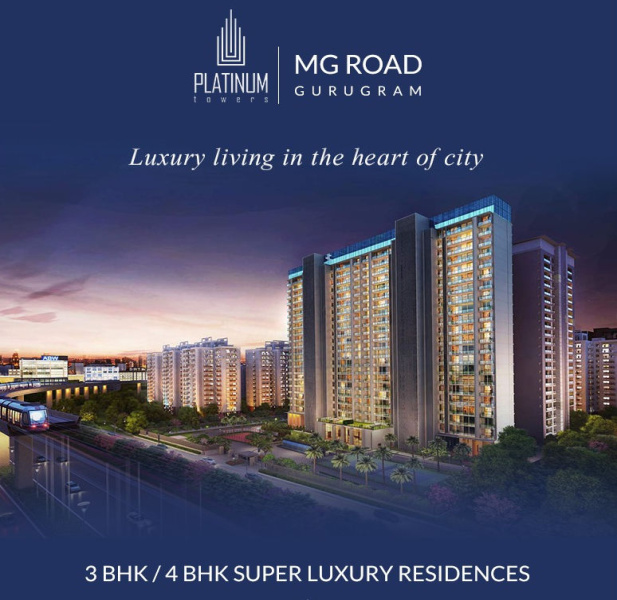 4 BHK Flats & Apartments for Sale in MG Road, Gurgaon (3150 Sq.ft.)