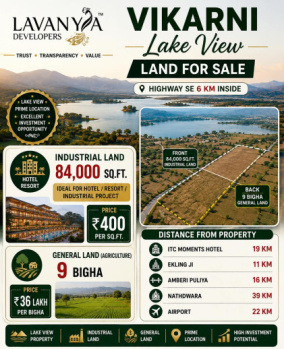 Agricultural/Farm Land for Sale in Bikarni, Udaipur (13 Bigha)