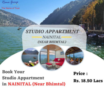 450 Sq.ft. Studio Apartments for Sale in Bhimtal, Nainital