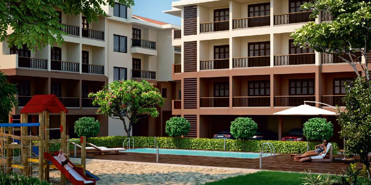 1 BHK Flats & Apartments for Sale in Mulgao, Bicholim, Goa (66 Sq. Meter)