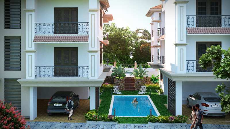 2 BHK Flats & Apartments for Sale in Nachinola, North Goa, Goa (100 Sq. Meter)