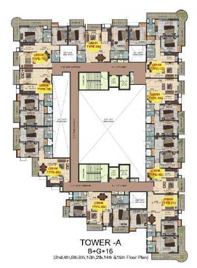 3 BHK Flats & Apartments for Sale in Lahartara, Varanasi (1400 Sq.ft.)