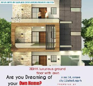 3 BHK Builder Floor for Sale in Sector 14, Bahadurgarh (1500 Sq.ft.)