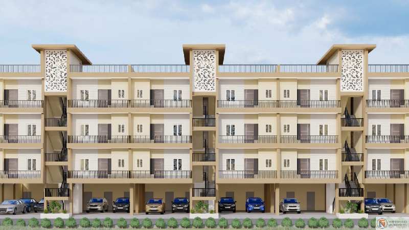 3 BHK Flats & Apartments for Sale in Patiala Road, Zirakpur (1000 Sq.ft.)