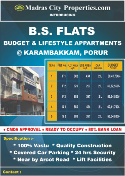 B S Flats Karambakkam ( PROP10416 )