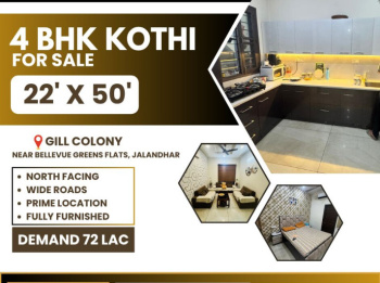 Individual Houses for Sale in Mithapur, Jalandhar (1100 Sq.ft.)