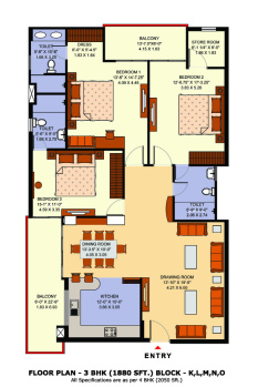 3BHK FLAT FOR SALE , JALANDHAR HEIGHTS 1