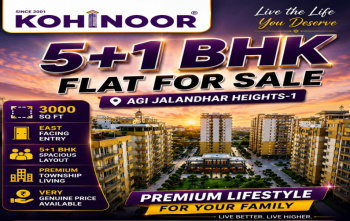 5 BHK Flats & Apartments for Sale in 66 Feet Road, Jalandhar (3000 Sq.ft.)