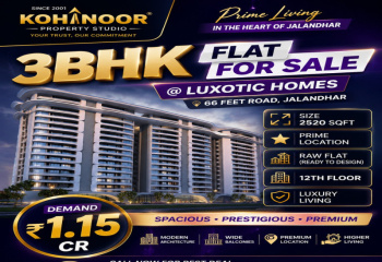 Flats & Apartments for Sale in 66 Feet Road, Jalandhar (2520 Sq.ft.)