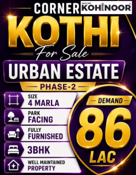 3 BHK Independent House for Sale in Urban Estate Phase 2, Jalandhar (830 Sq.ft.)