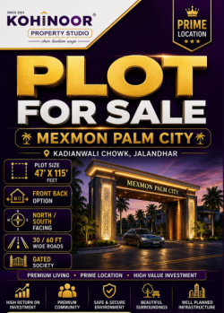Residential Plot for Sale in Central Town, Jalandhar (5405 Sq.ft.)