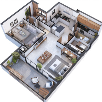 Flats & Apartments for Sale in Pholriwal, Jalandhar (1000 Sq.ft.)