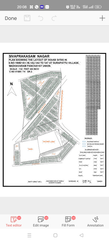 2 grounds residential plots for sale in Sivaprakash Nagar