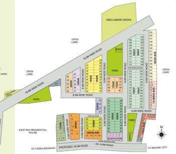 Residential Plot for Sale in Super Corridor, Indore (1000 Sq.ft.)