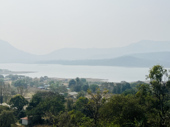 clear and clean title open  lake view plot  for sale at malvandi lake near pavana dam, lonavala hill station