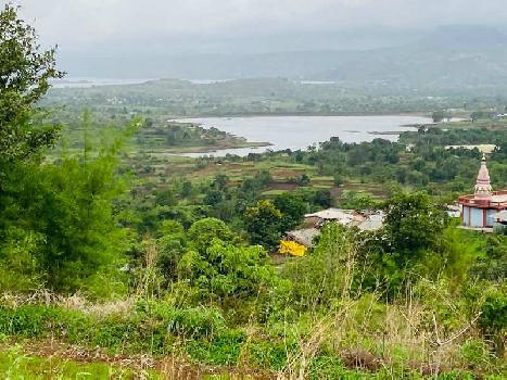 clear and clean title open  lake view plot  for sale at malvandi lake near pavana dam, lonavala hill station