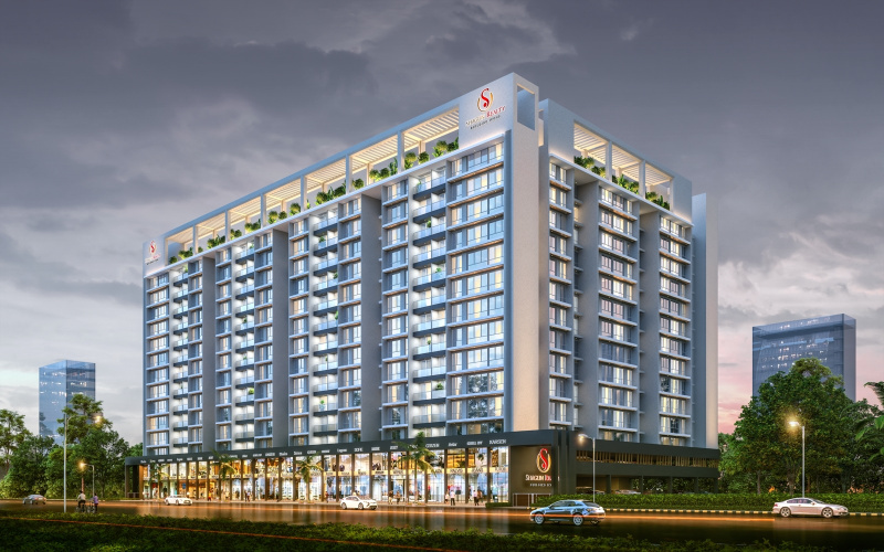 2 BHK Flats & Apartments for Sale in Pushpak Nagar, Navi Mumbai (995 Sq.ft.)