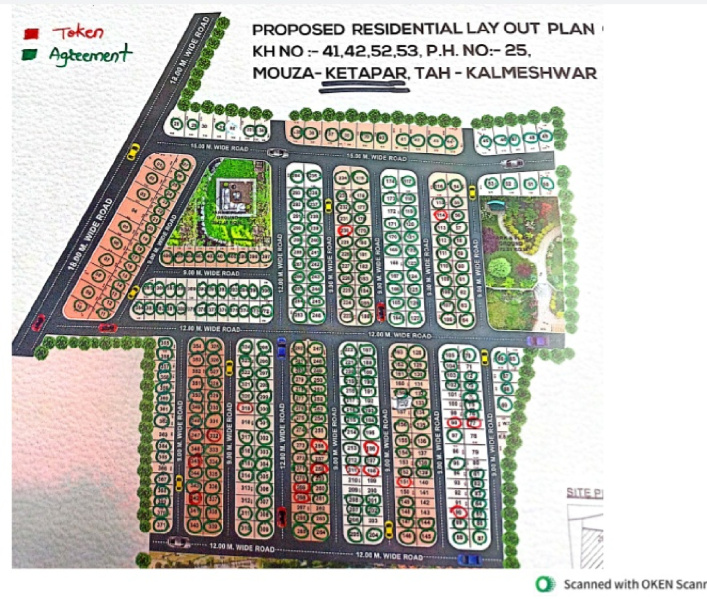 NA 1000sqft plot Available at 36 month side