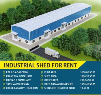 23000 sqft Industrial shed for rent in chakan midc.