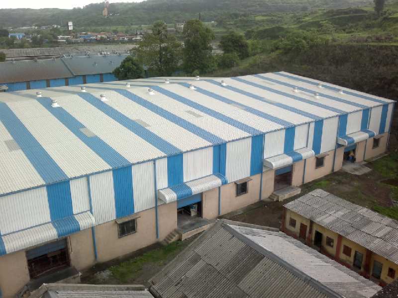 Industrial building  and shed available for lease at  khopoli