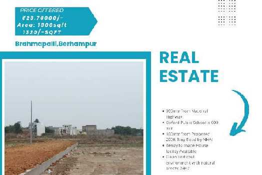 1800 Sq.ft. Residential Plot for Sale in Kamapalli, Berhampur