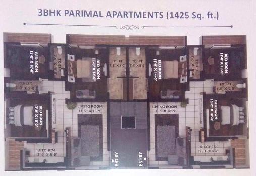 3 BHK Flats & Apartments for Sale in Palampur (1425 Sq.ft.)