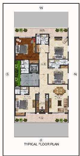 4 BHK Builder Floor for Sale in Sector 49, Gurgaon (2400 Sq.ft.)