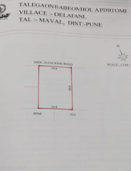 MIDC Industrial Plot for Sale – 18,730 Sq.Ft. Talegaon MIDC Phase-II, Badhalwadi