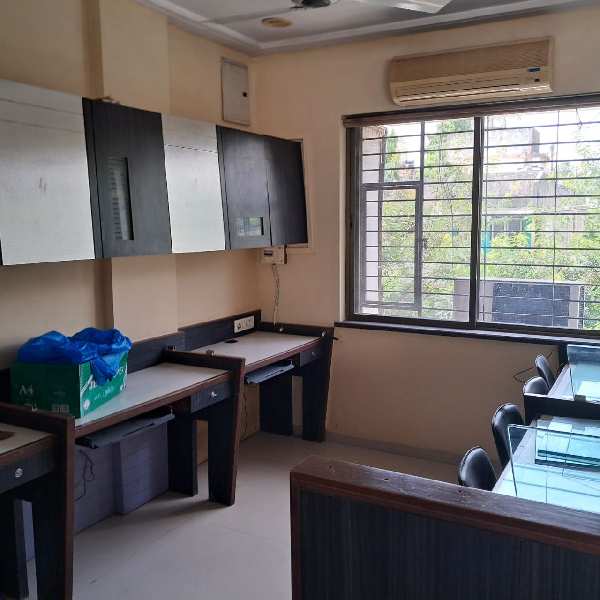 750 sqf fully furnished office for space for rent in upnagar nashik
