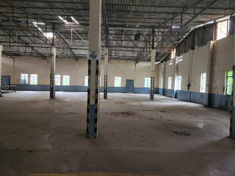 11000 sqf industrial godown shade for rent in satpur midc