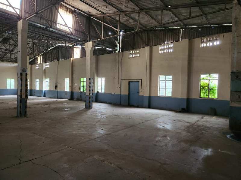 11000 sqf industrial godown shade for rent in satpur midc